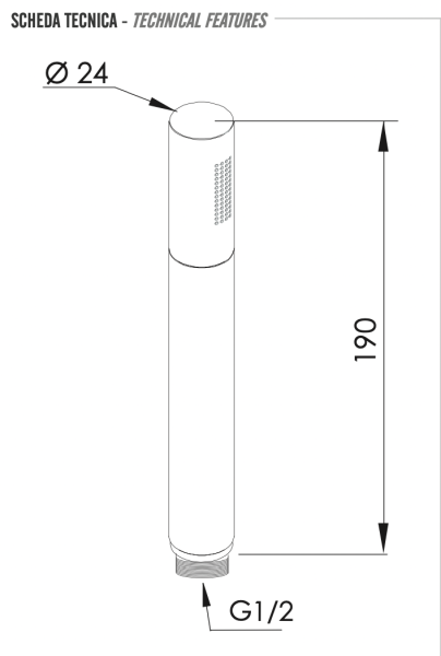 Ручной душ Remer 317MMX 