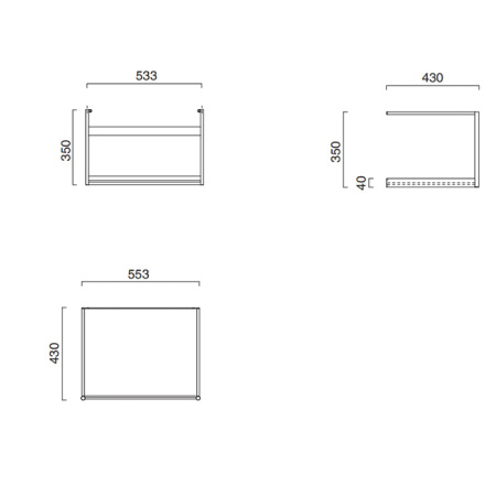 Catalano PREMIUM/GREEN Металлическая структура 60, цвет черный матовый 