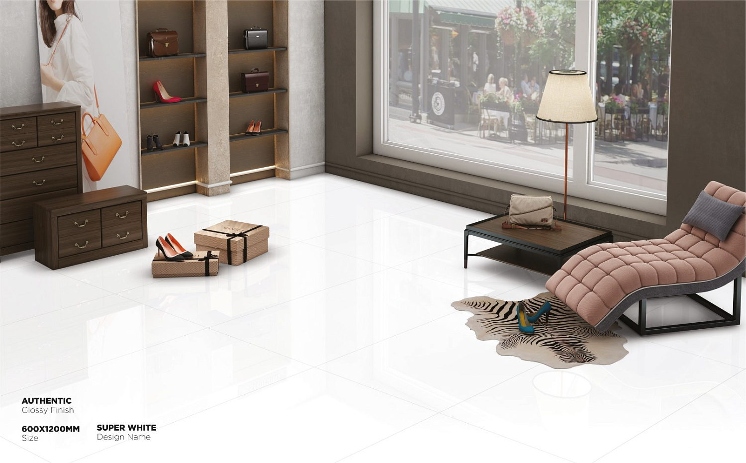  Athentic White Premium ( Authentic White) 60x120