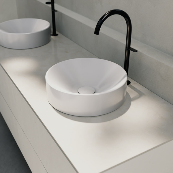 BETTE Suno Раковина-чаша заподлицо круглая , 34*34*10 cм, без перелива, цвет белый 