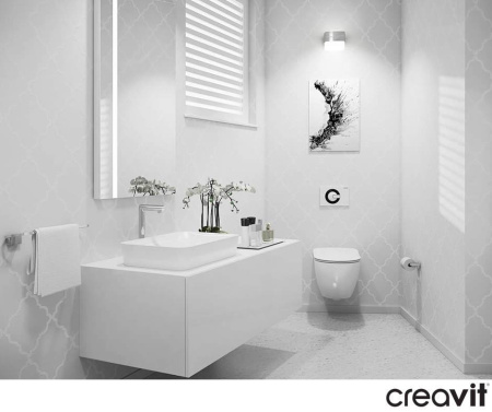 CREAVIT FREE Унитаз подвесной с биде FE320.00000 