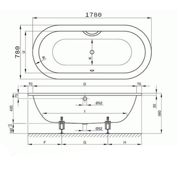 BETTE Ножки для ванны (комплект) (продаем только с ваннами!) 