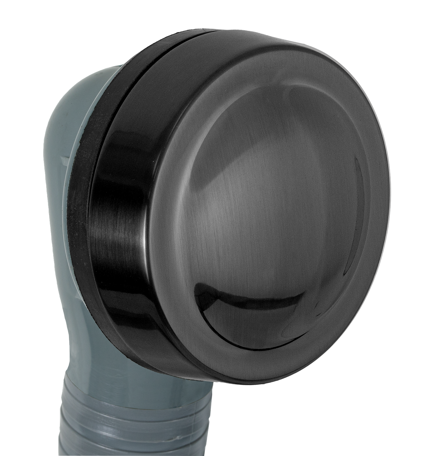 Слив-перелив click-clack для ванны Remer 96PCCCFP, черный брашированный хром