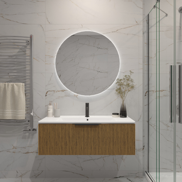 Раковина накладная Oliveeka, белая, NS70 