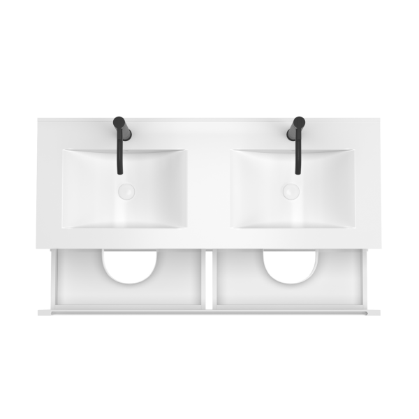 Тумба под раковину/столешницу/столешницу Дион, Белый мат 120 