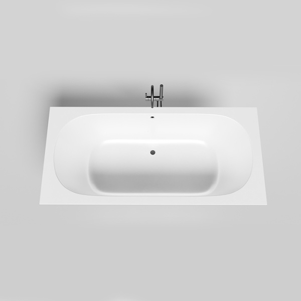 Salini ORNELLA AXIS 190 Встраиваемая ванна 1900х900х600мм, прямоугольная ,мат-л: S-Stone,  белый матовый (без слива-перелива!) 