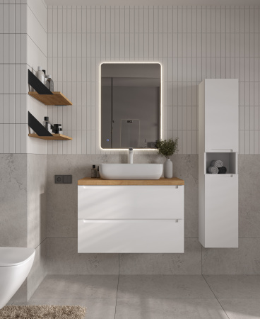 Тумба под раковину/столешницу/столешницу Дион, Белый мат 100 