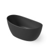 DEA DESIGN Elegant Ванна отдельностоящая 163x85xh64 см, материал: Solid Surface искуственный камень, цвет: Black №16
