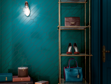  Arrow  Blue Canard 5x25 глазурованный глянцевый 