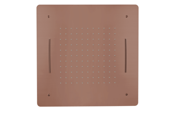 Потолочный душ 2-х функциональный из нерж. стали Brushed Bronze 