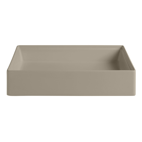 Artceram SCALINO Раковина накладная,55х38хh11,5см, без отв под смеситель, без перелива, цвет: matera 