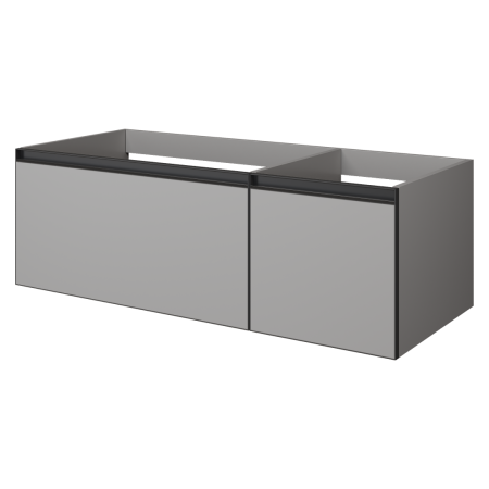 QUATRO 2 120см (80+40) тумба LUNA профиль ANTHRACITE 