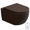 Чаша подвесного унитаза со смывом Smart Clean GSG Ceramic Design Like LKWCSO035, Cacao Matt