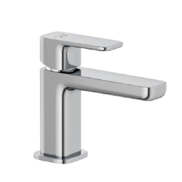 Смеситель для раковины, Kludi, Renon, 85, Push-Open, цвет-черный матовый 