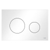 TECE Loop 2 Панель смыва с двумя клавишами, белый глянец
