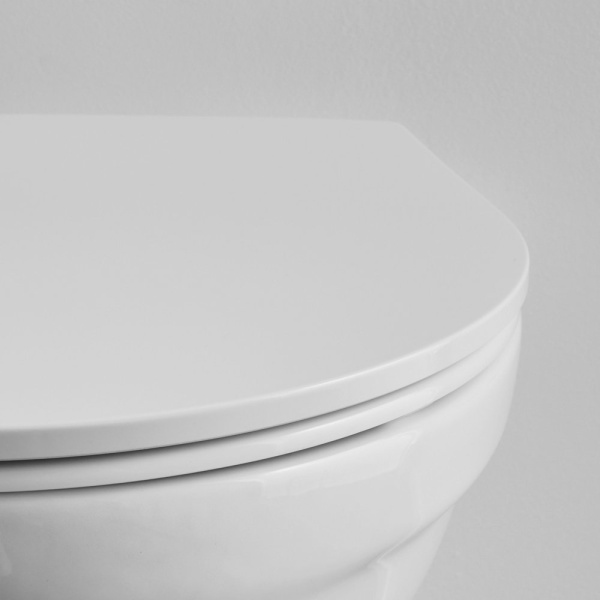 E77168-0 Modern Life Крышка - сиденье из термодюропласта с плавным закрыванием и функцией легкого снятия, белый 