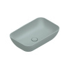 Catalano GREEN Раковина 60x38 h15 накладная, без отв. под смеситель, покрытие Cataglaze+, цвет Aqua Satinato