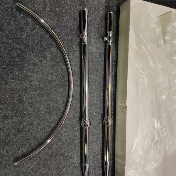 SIMAS Arcade Угловая структура для раковины AR884 и полки AR894, цвет хром (с царапинами/потертостями) 