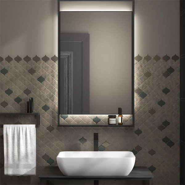 Kerama Marazzi Раковина PLAZA накладная 55,5*36,3*13,5см,  без отв. под смеситель,  без перелива, цвет белая глянцевая 