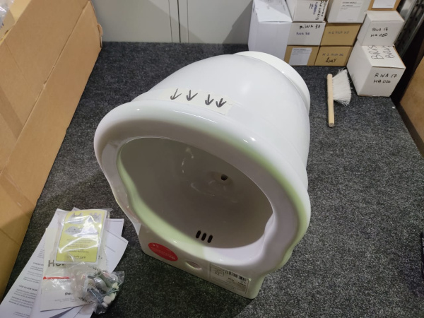 Artceram HERMITAGE биде напольное пристенное 55*36см с 1 отв под смес с креплением, цвет белый (УЦЕНКА - ПРОДАЕМ со склада!) 