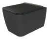 Zen подвесной унитаз матовый черный