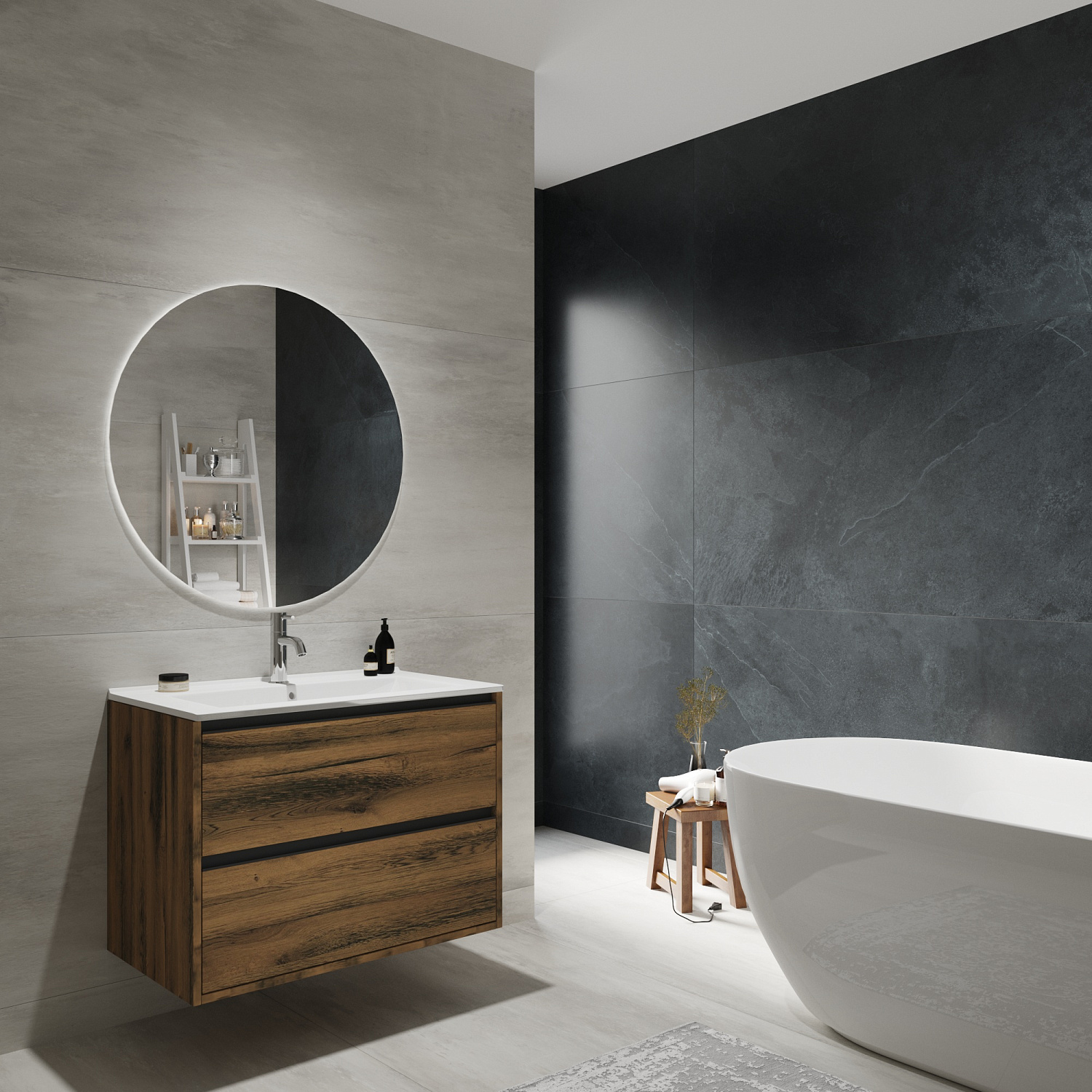 Тумба под раковину/столешницу Парма, Аттик 70