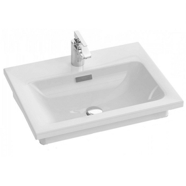 EXAF112-Z-00 раковина-столешница VOX мебельная /60х46/ (белая) 