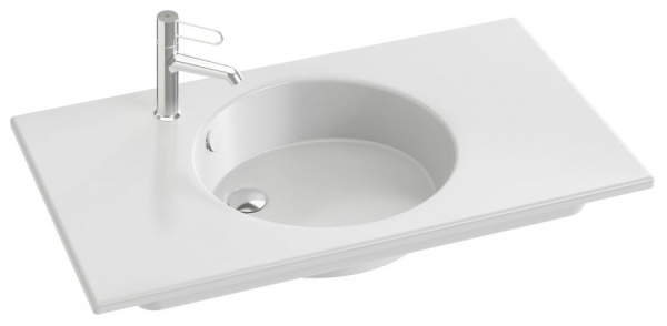 EXAV112-Z-00 ODEON RIVE Раковина-столешница с гладкой нижней поверхностью (для установки на мебель) 