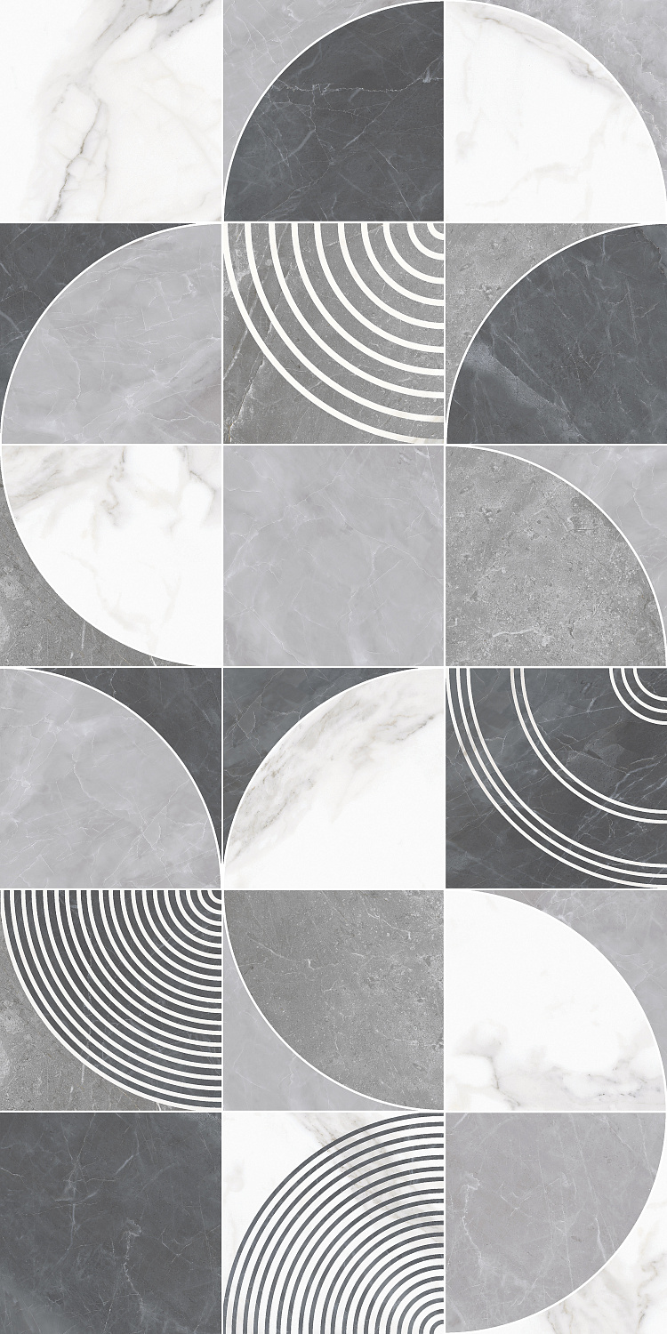 Керамогранит Decor 1147 glossy carving 60х120