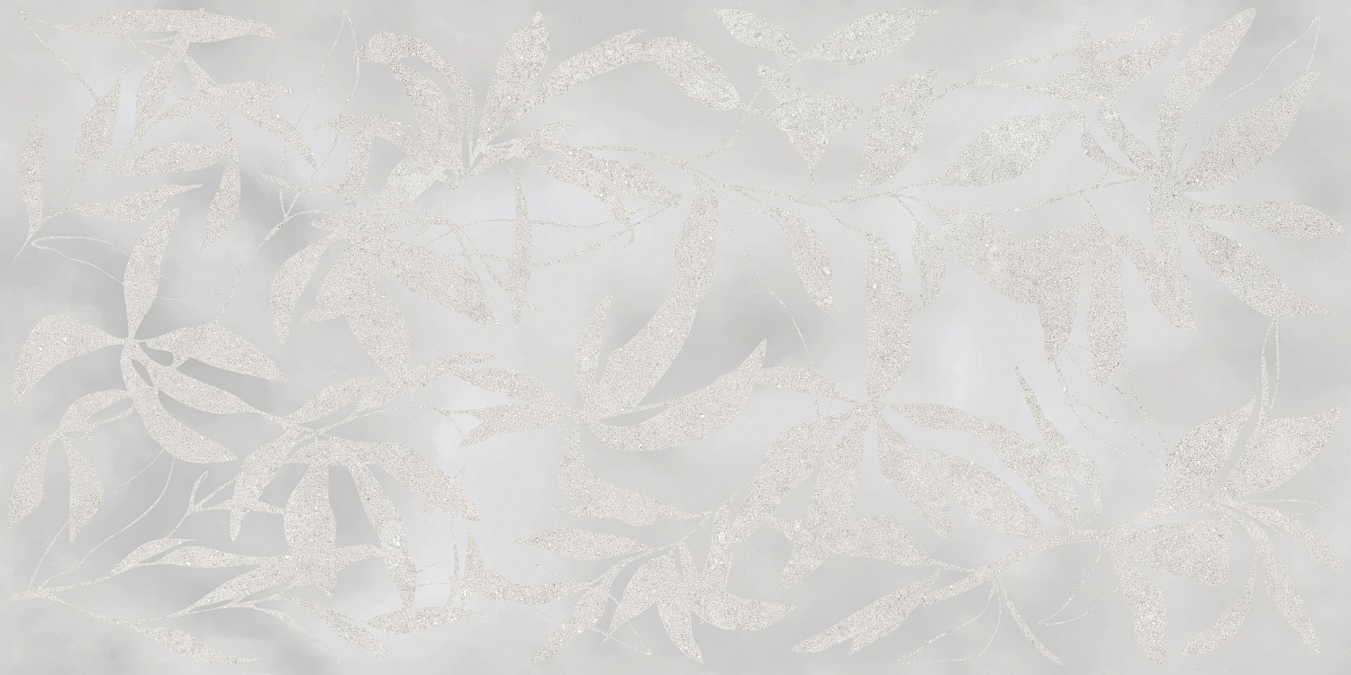 Artwall Цветы Серый Матовый 60x120