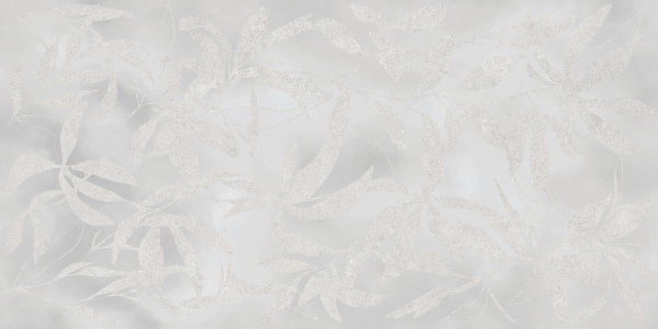 Artwall Цветы Серый Матовый 60x120 