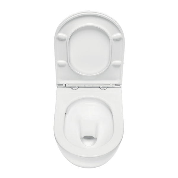 TECEspring Base Комплект 4 в 1 инсталяция, панель смыва LT с круглыми кнопками, черный мат., унитаз модель R 