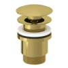 Донный клапан, Kludi, для раковин, 1 1/4", цвет-золото брашированное 