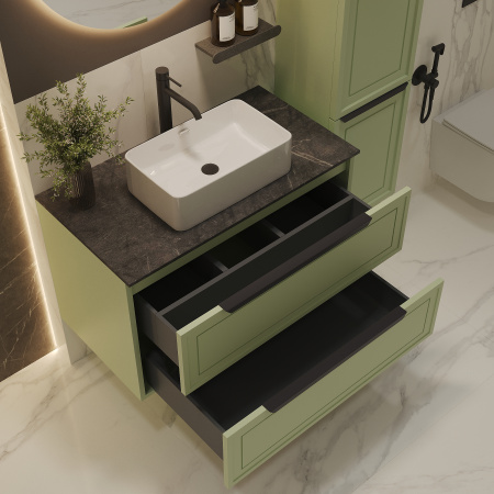 Тумба со столешницей Севилья, Фисташковый / Столешница компакт-плита, Куритиба 