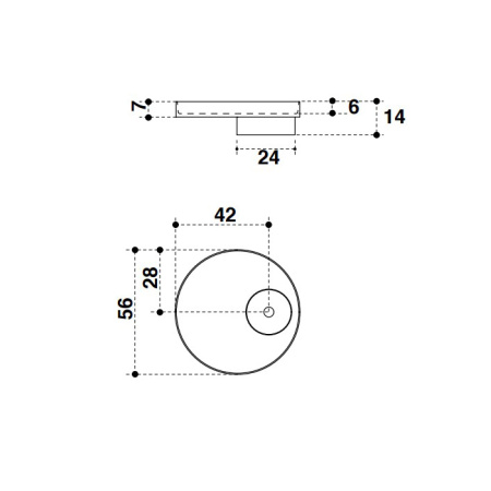 FALPER Eccentrico Накладная раковина  560х560х140 CRISTALPLANT 