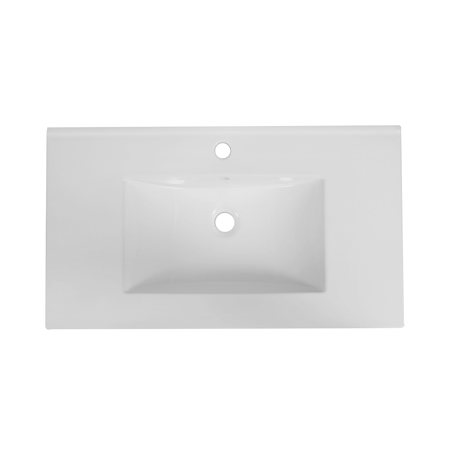 Раковина накладная Oliveeka, белая, NS80