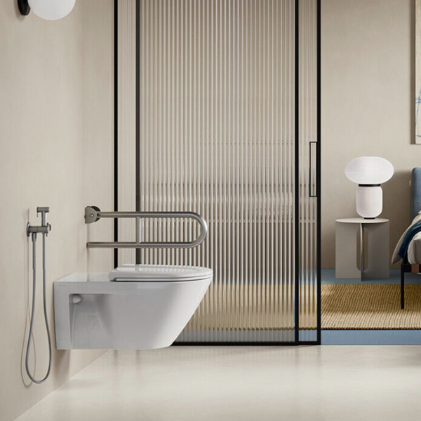 Catalano Comfort Унитаз подвесной 70x37, безободковый, смыв Tornado, покрытие Cataglaze+, цвет белый глянцевый (для маломобильных групп) 