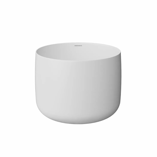 Kerama Marazzi Раковина MAGICA накладная 42,5*42,5*30,5см, без отв. под смеситель, без перелива, белая глянцевая 