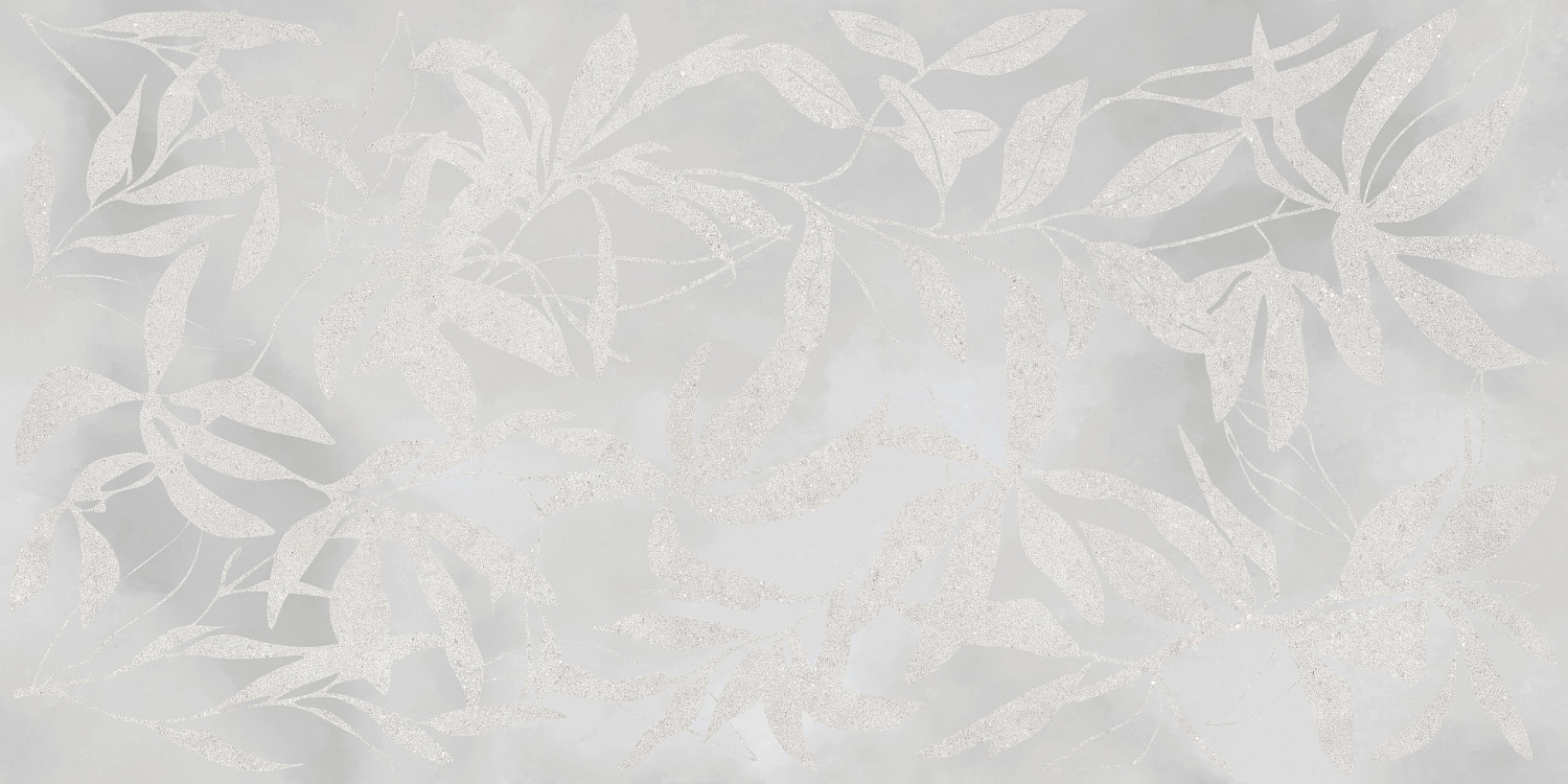 Artwall Цветы Серый Матовый 60x120