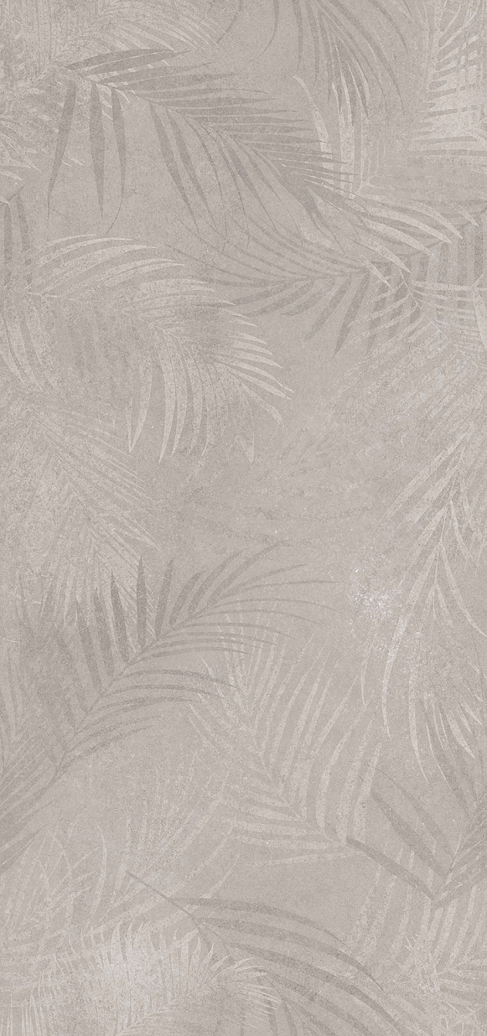 Керамогранит Floresta 17549 листья светло-серый ректификат 60x120