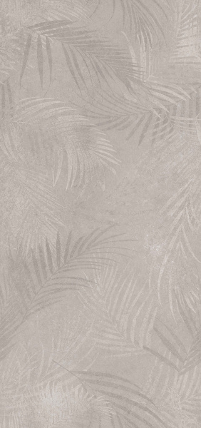 Керамогранит Floresta 17549 листья светло-серый ректификат 60x120 