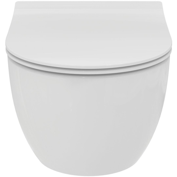 Ideal Standard Blend Подвесной унитаз с технологией смыва AquaBlade®, сиденье с микролифтом SLIM, цвет: белый 