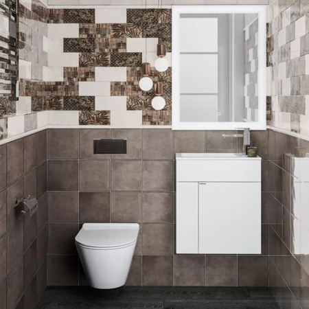 Kerama Marazzi Раковина LATO встраиваемая сверху 50*27*14,9см,  с 1 отв.под смеситель, без перелива, белая глянцевая 