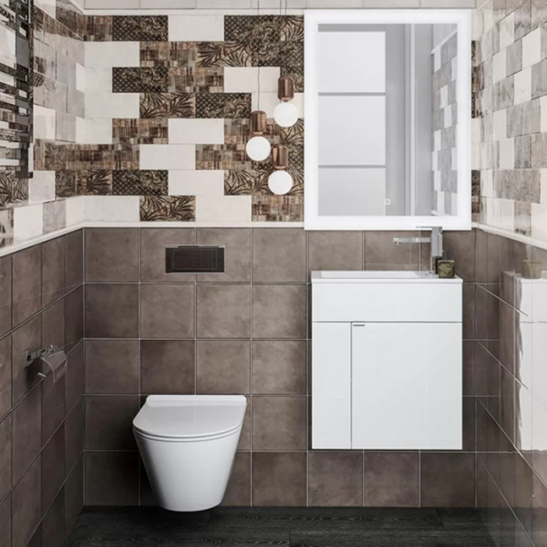 Kerama Marazzi Раковина LATO встраиваемая сверху 50*27*14,9см,  с 1 отв.под смеситель, без перелива, белая глянцевая 