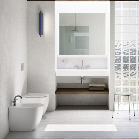 Catalano PREMIUM Раковина 120x47, без отв. под смеситель, покрытие Cataglaze+, цвет белый матовый 