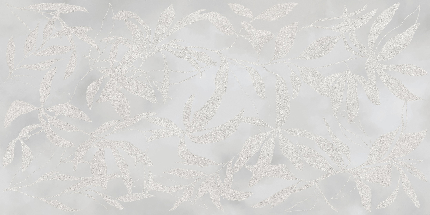 Artwall Цветы Серый Матовый 60x120