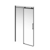 KERAMA MARAZZI Душевая дверь CRISTALLO, раздвижная с функцией soft close, 120х210, матовый черный