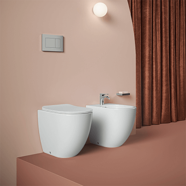 Artceram FILE 2.0 Биде подвесное 37х52 см, 1 отверстие, цвет белый матовый/покрытие Saniglaze 