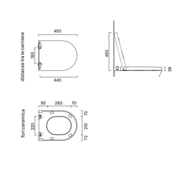 Catalano SFERA-ZERO Сиденье AVVOLGENTE, цвет белый глянцевый 