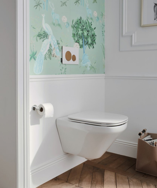 E77168-0 Modern Life Крышка - сиденье из термодюропласта с плавным закрыванием и функцией легкого снятия, белый 